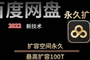 百度网盘无限扩容技术，外面卖399的，自用或出售都可以