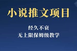 经久不衰的小说推文项目，单号月5-8k，保姆级教程，纯小白都能操作